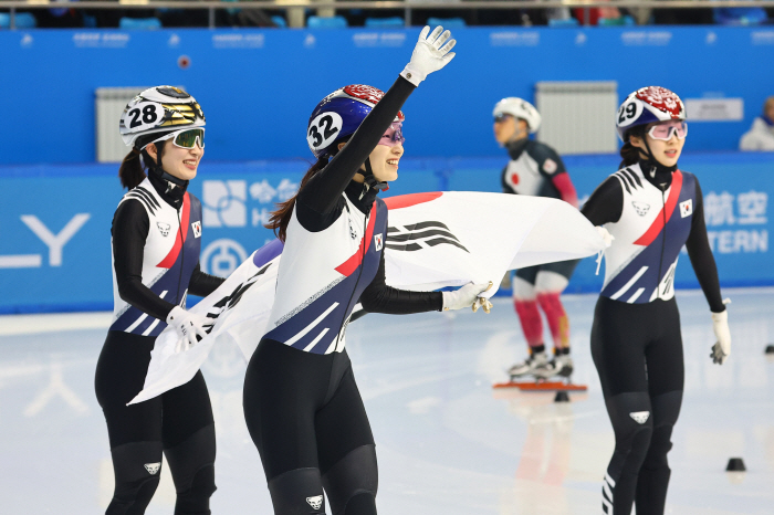 At least in Harbin... Taegeuk Warrior's Fire fighting spirit, Ahn Jung-geun's spirit penetrating the Winter Asian Games