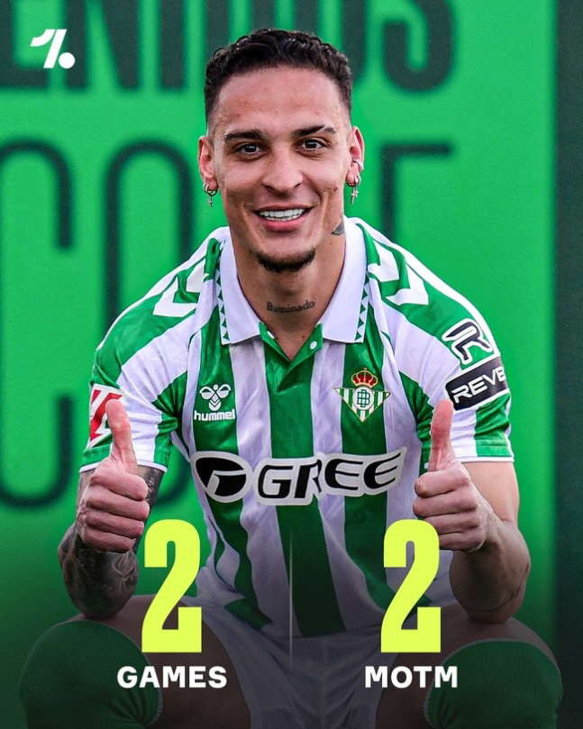 It's crazy! Antony is the MVP of 2G in a row as soon as he leaves Manchester United, once again proven Amorim's inability