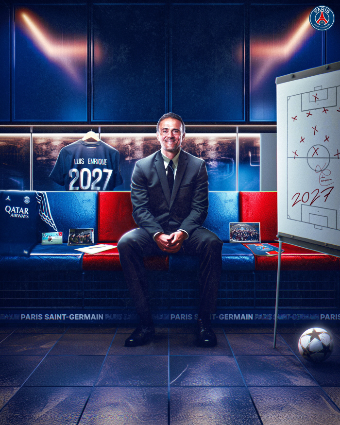 Kang In, let's go together to win the UCL. We've got all three key PSG players. Coach Enrique will be there by 2027