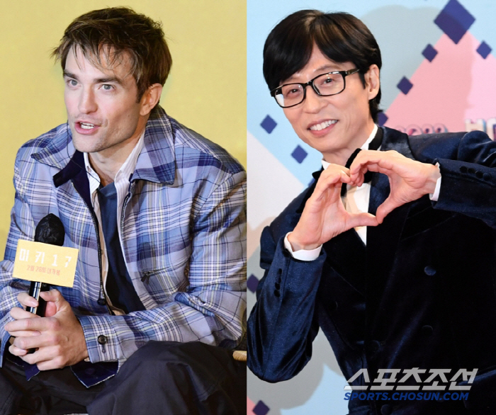 Robert Pattinson is embarrassed after a surprise meeting because he might misunderstand him as a beggar Yoo Jae-suk. (Running Man) 