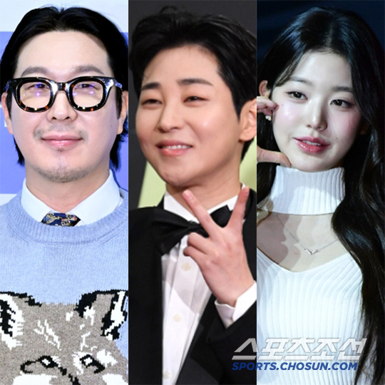 Three heads of Dongbu Ichon-dong, Ha-ha, DinDin, and Jang Won-young (Homes) are excited about the celebrity real-name talk