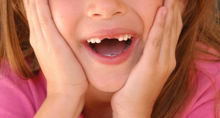 Be careful of your child's teeth before you wake up...If you strain too much, your teeth will break