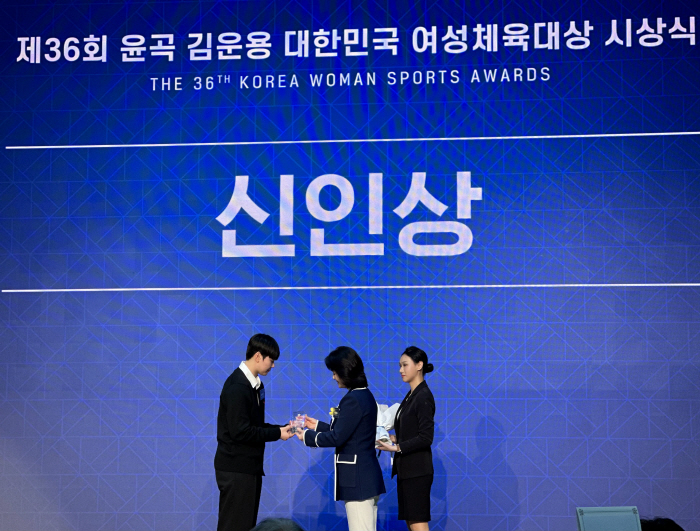 Starting collecting the rookie award? Korea Expressway Corporation's Kim Daeun, Yoongok Kim Un-yong will win the Best New Artist Award at the Women's Sports Awards, and they will grow day by day