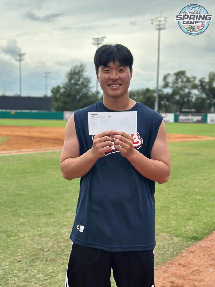 Lotte transfer student Choo Jae-hyun of Doosan Bears is a surprise MVP in the spring camp! Blue-and-white match with .500 Bulbat → Coach Lee Seung-yeop checked his preparation fiercely
