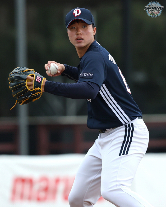 Lotte transfer student Choo Jae-hyun of Doosan Bears is a surprise MVP in the spring camp! Blue-and-white match with .500 Bulbat → Coach Lee Seung-yeop checked his preparation fiercely