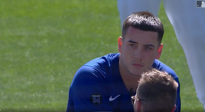 There are no bruises. He is fine even after being hit by a 170km hit on the head, and Miller pushes for the 5th starting pitcher competition with that strength