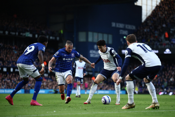 Who's going to be kicked out? Son Heung-min's fantasy of changing doubts 2 assists, joining 1010 in the 5th season  highest score in the team! Tottenham beat Ipswich 41 for first three straight wins
