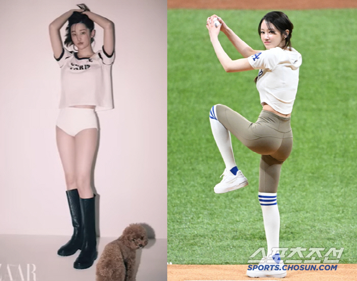 Jeon Jong-seo's first pitch for leggings → Why didn't you wear pants because of the pantsless look? 