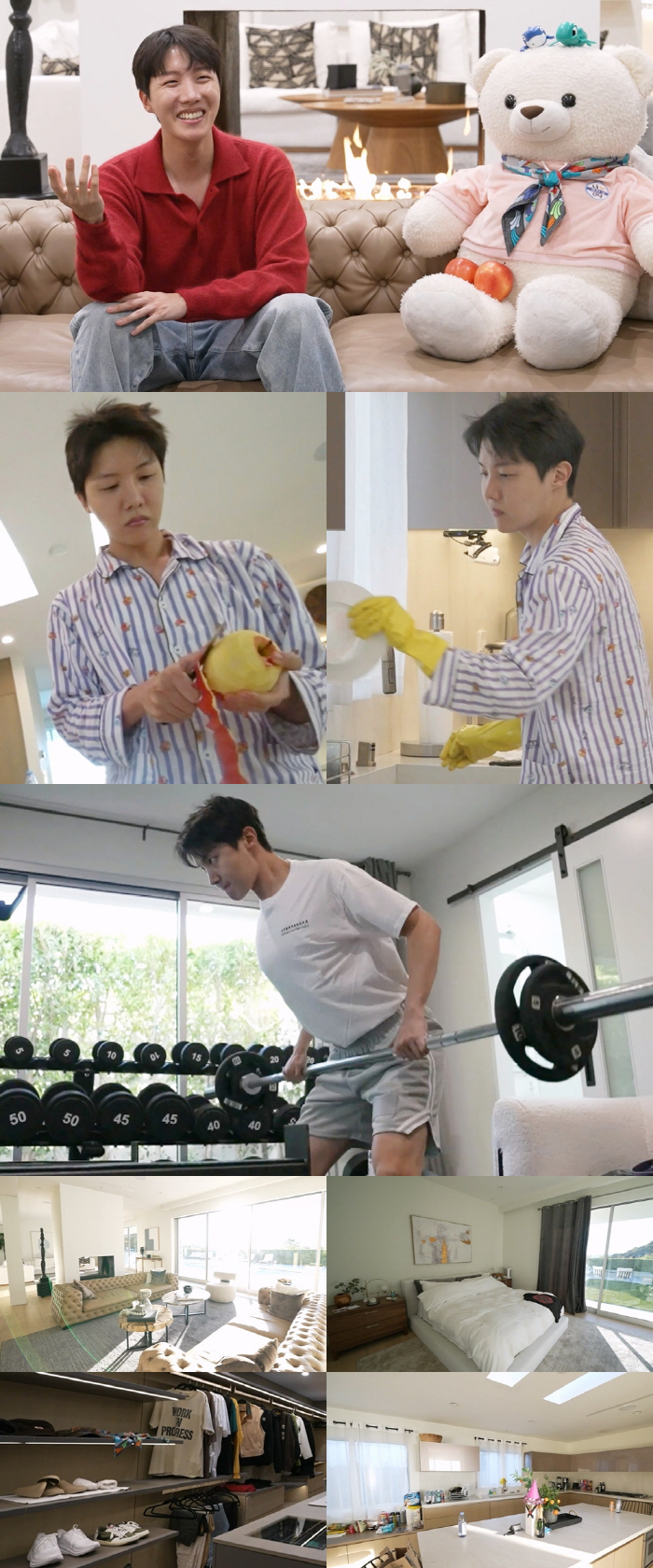 BTS J-Hope, the end of Rich..Super-luxury L.A. House with a Gym During Public Music Work (Nahonsan)