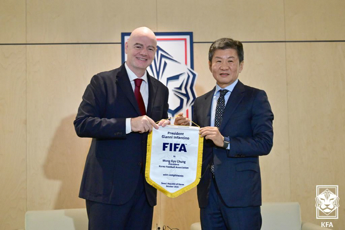 Congratulations to President Chung Mong-gyu on his re-election, FIFAAFC President's congratulatory letter