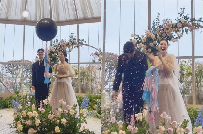 Hyun-sook, the 10th premarital pregnancy, from a wedding to a gender-reveal party...a spectacular display of the scene