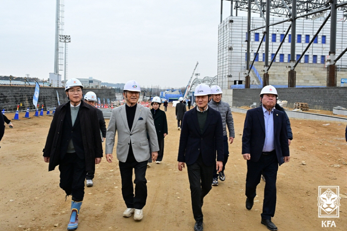 KFA Chairman Chung Mong-kyu to Carefully Take Care of His Widespread Move...Inspection of Cheonan Football Center → First official schedule since election