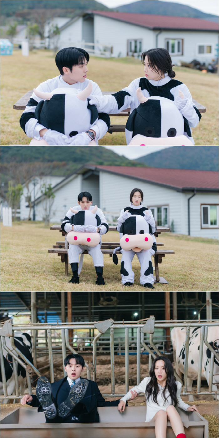 Moon Ga-young ♥ Choi Hyun-wook, it really seems like you're dating...Caught a cute cow couple look (that's a black salt dragon)