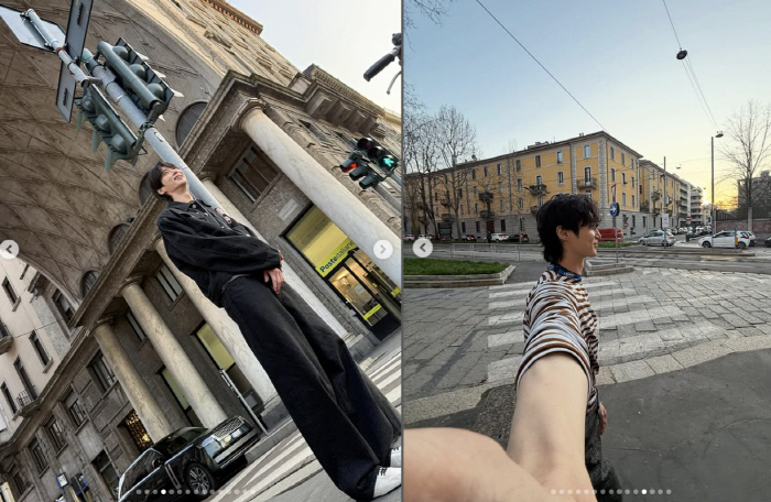 190cm Byeon Wooseok to Do It Traffic light and height match → Human Jimmy Jib Milan application door guy 