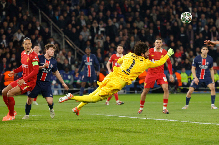 I've never seen a goalkeeper like this before! 28 PSG shots to click, Liverpool coach rave reviews