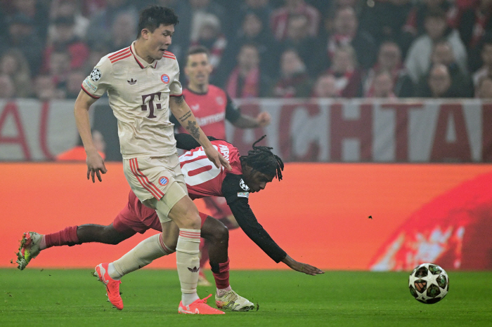 The steel ankle of the iron pillar is unrelenting Munich's Kim Min-jae jumped up for a dizzying injury → 89 minutes contributed to the victory of the Champions League. 30th over Leverkusen