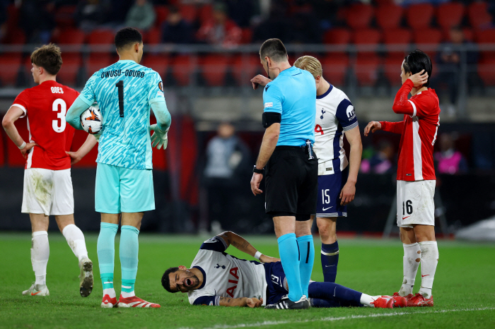 Fall again? Shock! Tottenham bought sorghum chips for 121.2 billion won, injured again 20 minutes after Solanke's return match