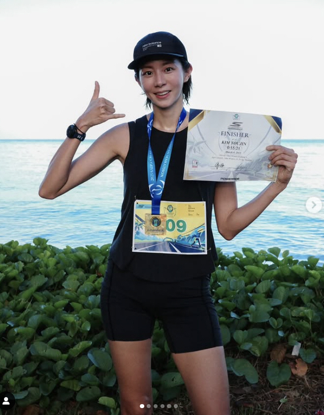 173cm·52kg Yui, Honey Thigh → Mal Thigh Transformation..Even accepting overseas marathon competitions