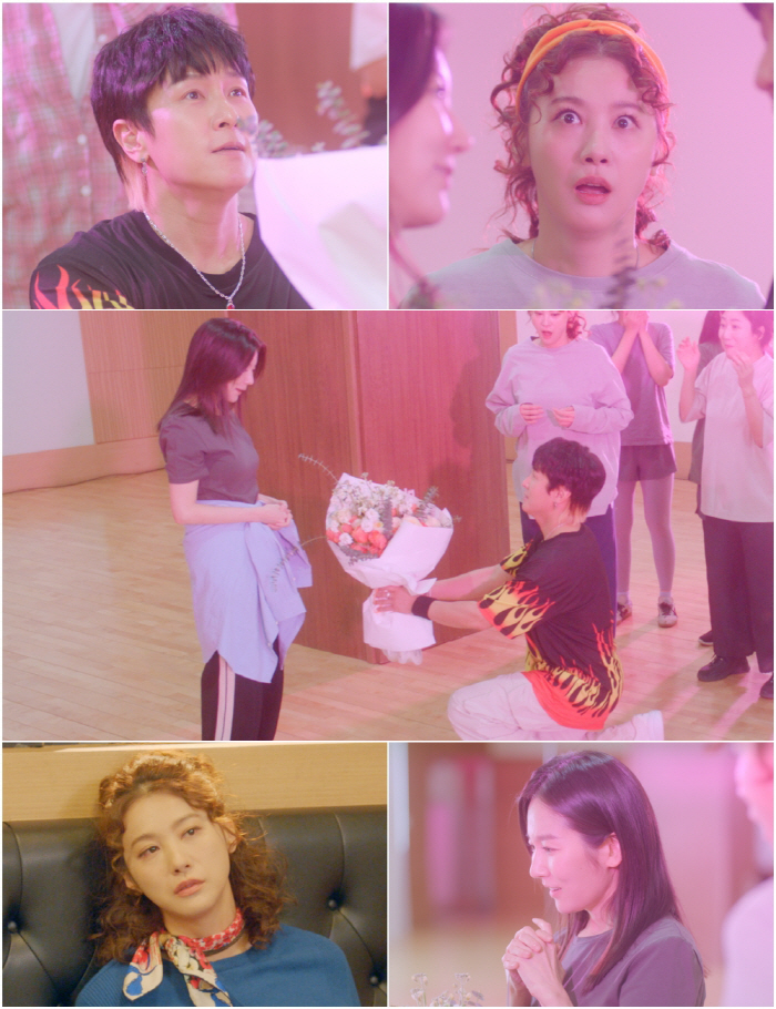 Kim Dong-wan proposed to Ahn Mina..a moving scene