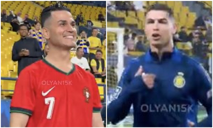 You don't look like me!You're so ugly. Ronaldo's like-minded fact-shooting at the fan