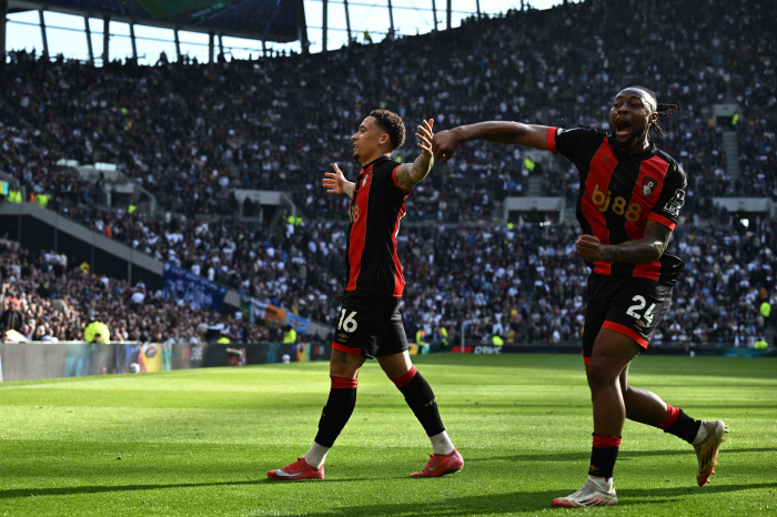  Kang Heart Son Heung-min broke his silence on the 55th and made a dramatic equalizer  7th goal...Tottenham to draw 02→22 at Bournemouth