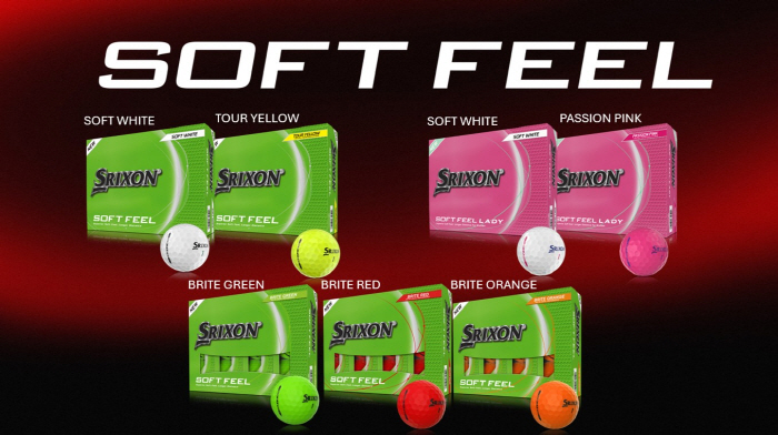 Best batting feeling and distance at the same time? Srixon NEW Soft Feel Soft Feel Lady Available in Colorball Options