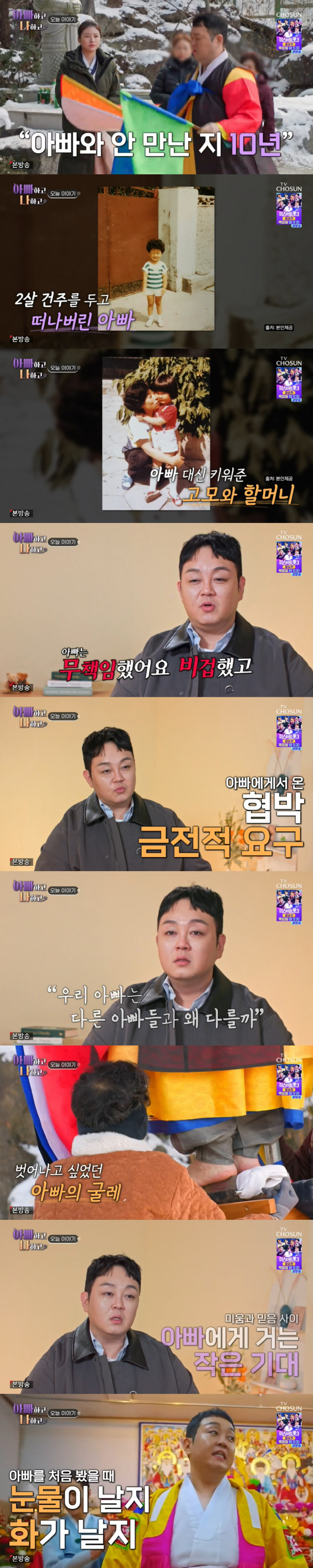 The father who abandoned me when he was 2 years old, Lee Kun-joo, demanded threats and money money, cowardly and irresponsible (Dad and I)