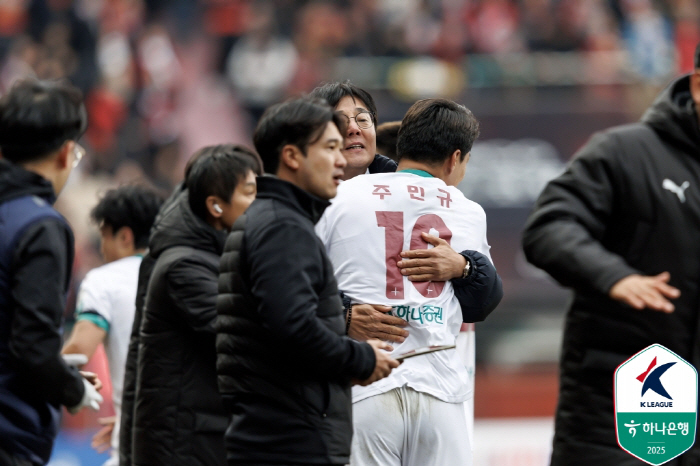 The first help from Joo Min-gyu, who feels better than the leading Daejeon and the 4th goal