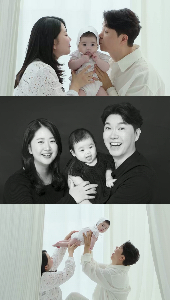 Park Soo-hong ♥ Kim Daye left his first family photo with his daughter Jae-yi...It looks like fish-shaped buns