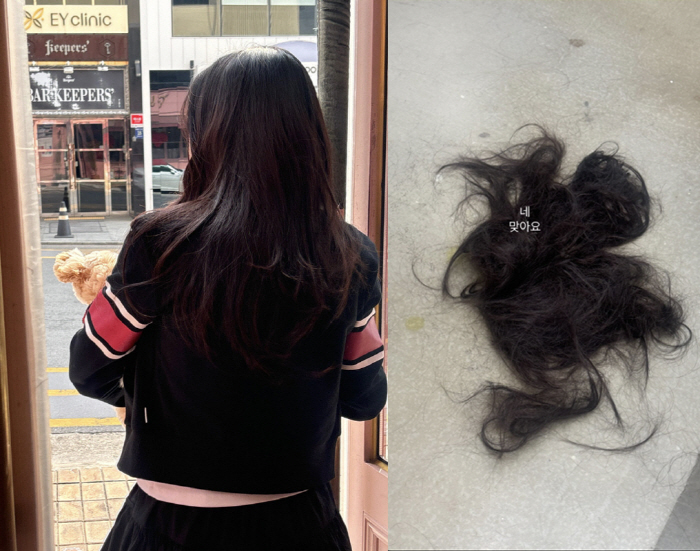 Kwon Eun-bi, the goddess of Waterbomb, caught a shocking short cut of her long hair, making her comeback in April (Full Story) 