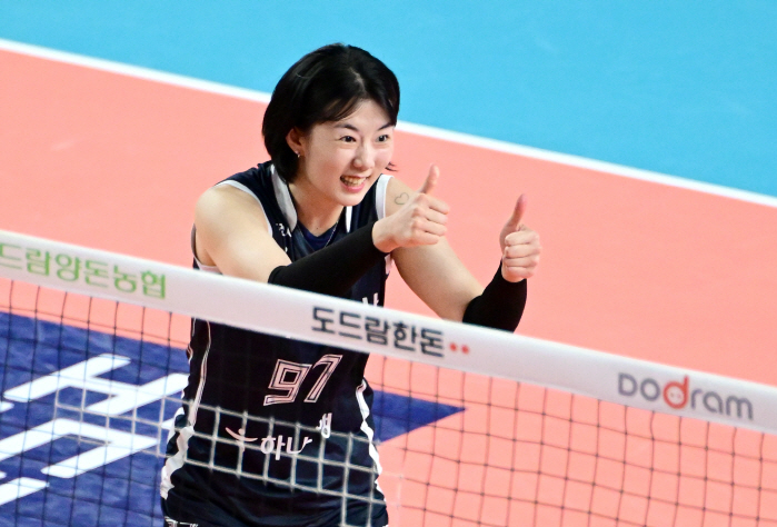 Victory made by a 19-year-old rookie setter → 6 consecutive wins in the second half! Korea Expressway Corporation caught GS Caltex after a full set battle 