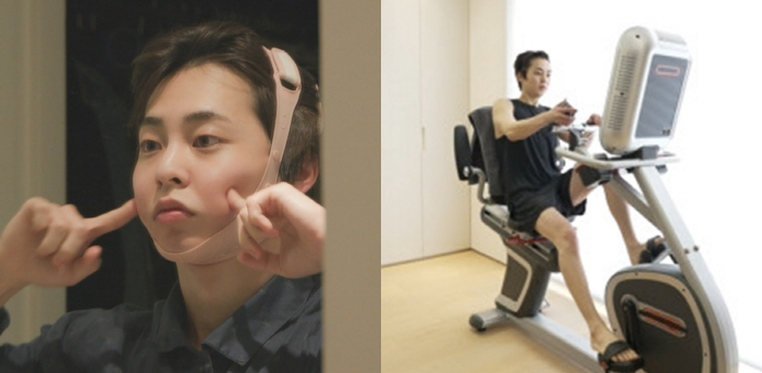 Xiumin, I thought your house was a showroom…Monotone Hotel Interior → Fitness Center Envy Facilities (Exhibition Hall)