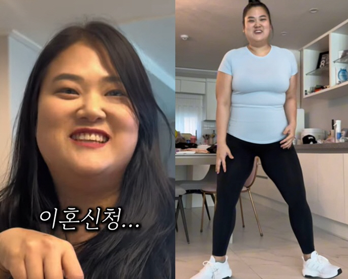 Mina's sister-in-law lost 60kg, divorced and got stronger..a half-bodied figure