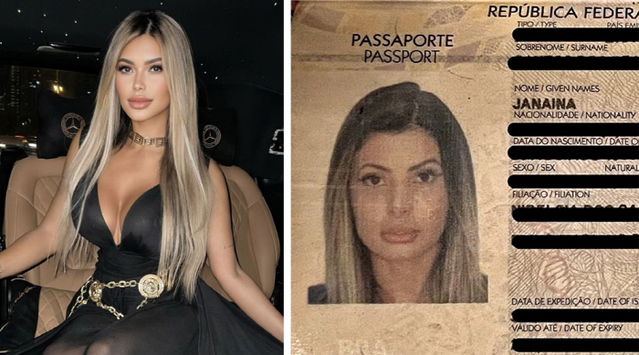 Perfect woman, different from passport photo, stopped at airport...How much plastic surgery did he get?