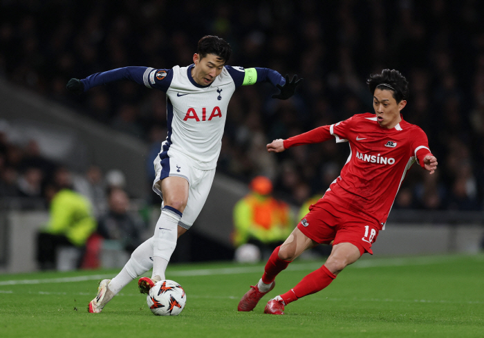  Son Heung-min scored the first goal of crazy pressure! Tottenham 10 Alkma ends in the first half