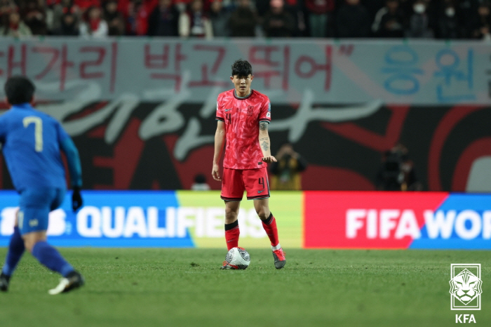 Hong Myung-bo, who is dedicated to recovering treatment during the A-match period, eventually canceled Kim Min-jae's call-up 