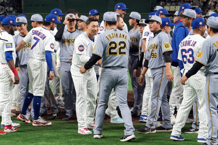 I enjoyed it without being nervous A 20-year-old pitcher with 20 innings of experience in the first team made fun of the Cubs' batting lineup, and the secret to perfect five innings of left-hander in his third year of Hanshin High School (Min Chang-ki's Japanese baseball)