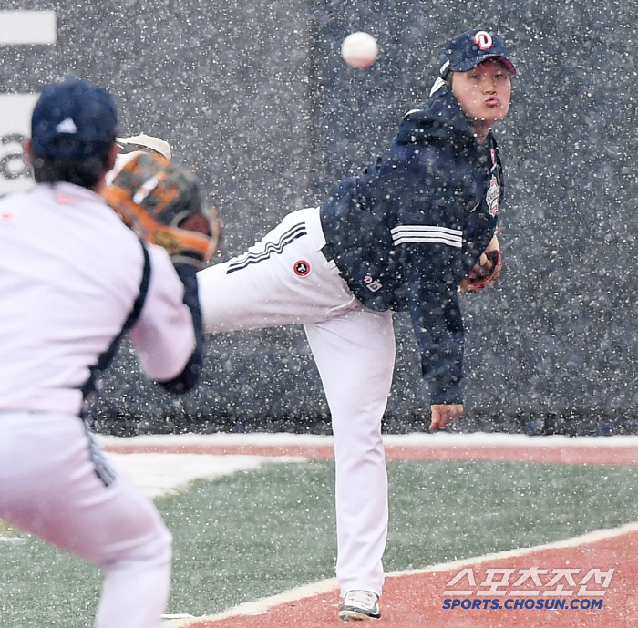 Kim Taek-yeon, who catches in the heavy snow, is surprising to see the polar bear's strong performance 