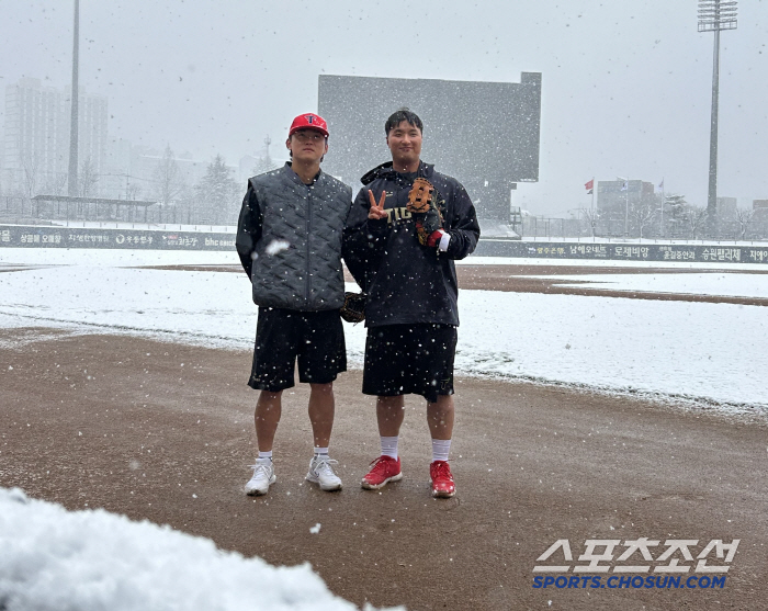 You know, when you want to play catch on a heavy snowstorm, you know