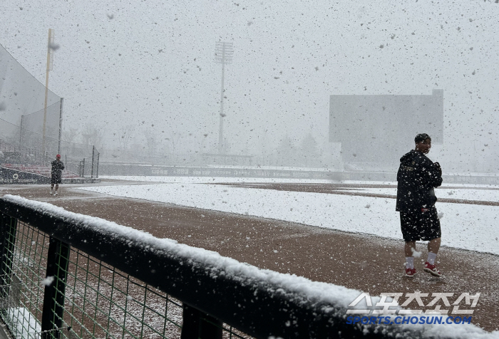 You know, when you want to play catch on a heavy snowstorm, you know