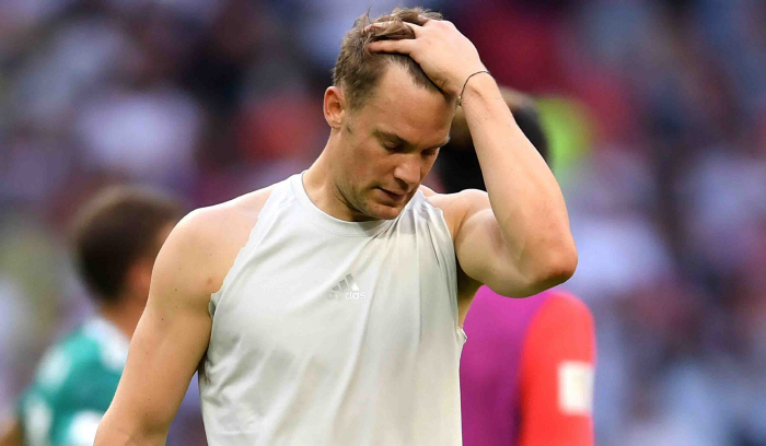  Neuer, a great disappointment in the World Cup match against Korea, is open to the possibility of returning to the German national team