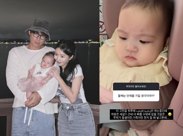 Lee Ji-hoon ♥ Ayane, only 8 months after giving birth to her daughter, she said the good newsSecond, it has to be fast