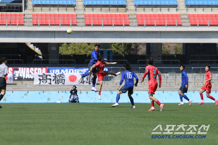  Gap with Japanese soccer, 01 defeat in university Korea-Japan match → 4 consecutive losses