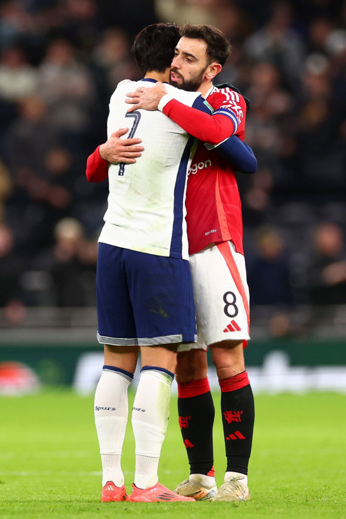 Manchester United ace Bruno Son Heung-min has an open respect or SON uniform