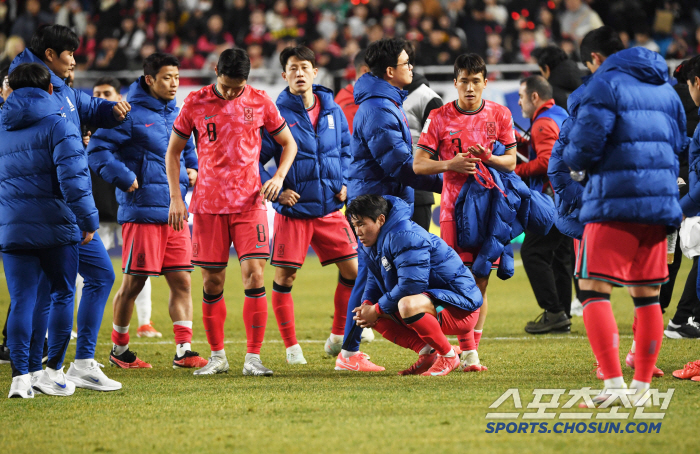  Shocking home ground draw, Hong Myung-bo is responsible for bending his head down