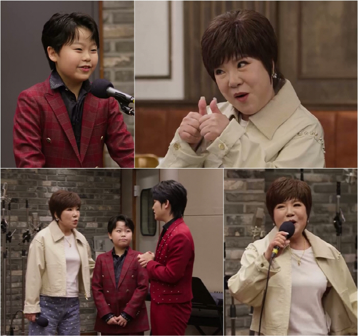 Hwang Minho, take a bite of his teacher, Kim Yeonja...That's why I have to like her