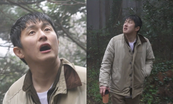Gian84 is in a panic. Rain  stormy wind on the Otobai (Nahonsan)