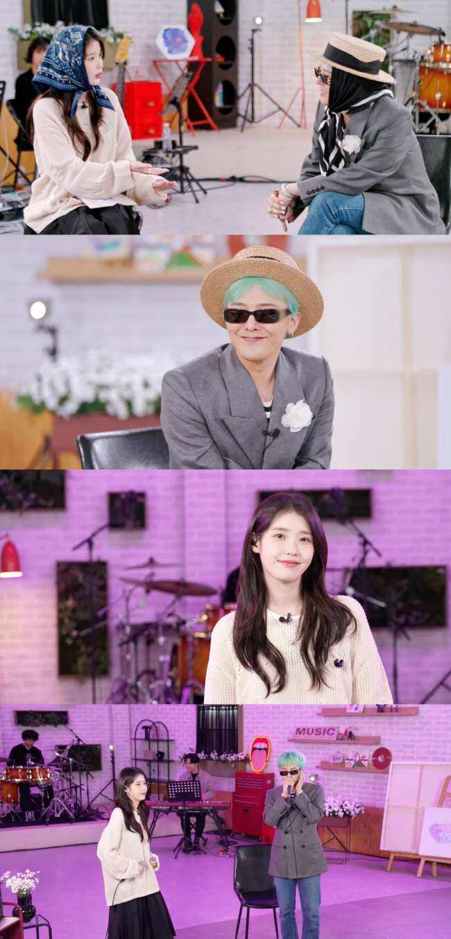How long has it been with G-Dragon and IU...It's been a long time since I met my seniors and juniors in the music industry. (Good day)