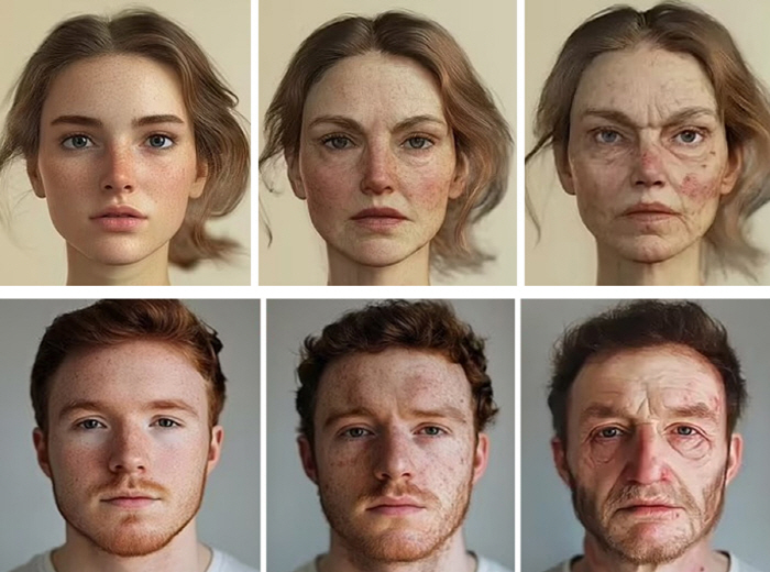 Microplastic eating face changes, I predicted it with AI, and it's terrible
