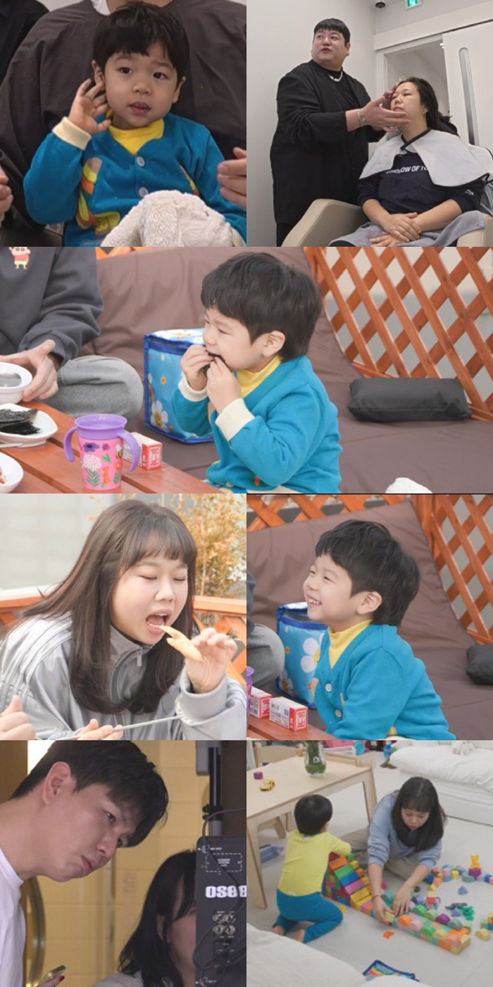 Hong Hyun-hee made her debut as a commercial model after filming a parenting entertainment show